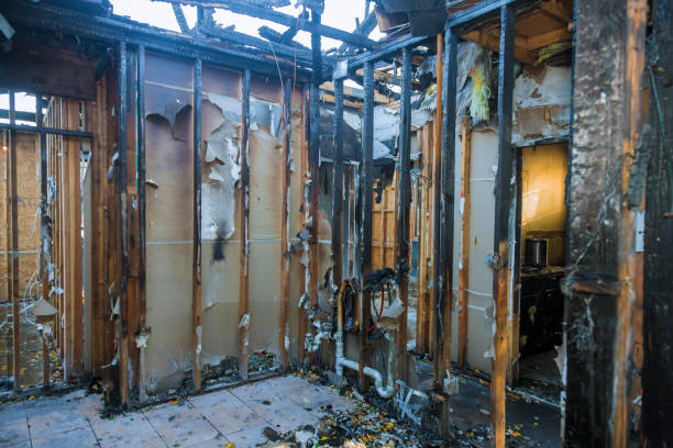 Professional Fire Damage Removal technician working in Milford Square, PA